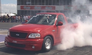 1,200 HP Ford Truck Rocks the Dragstrip with 9-Second Quarter Mile
