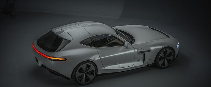 1200 HP Plug-in Has Both Mercedes Gullwing Doors and Shooting Brake Design