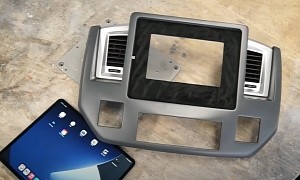 12.9-inch iPad Pro Feels Like Home in a 2008 Dodge Ram with a Custom Dash Mod