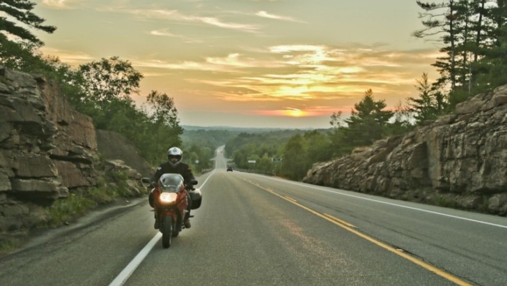 Motorcycle touring is the expression of pure freedom