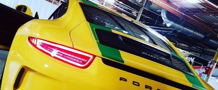13-Year-Old Gets a 2017 Porsche 911 R with Yellow-Green Livery
