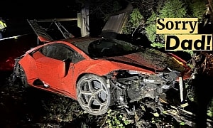 13-Year-Old Teen Crashes Lamborghini Huracan During Night-Time Joyride, Flees the Scene