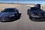 1,300-HP Audi R8 Drag Races Porsche 911 GT2 RS on Narrow Road, Anxiety Is High