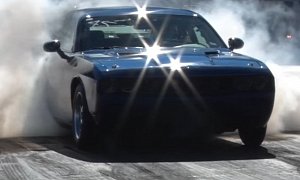 1,300 HP Twin-Turbo Dodge Challenger "Sleeper" Holds Modern Mopar Speed Record