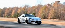 132-MPH Flying Quarter-Mile Is AWE's Teaser for Upcoming Toyota Supra CF Upgrade