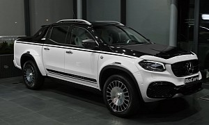 $135,000 Mercedes X-Class "Yachting" Pickup Flexes Widebody, Maybach Wheels