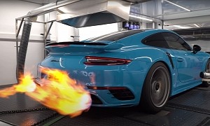 1,355HP Porsche 911 Turbo S Sleeper Testing on the Dyno Is an Arsonist's Dream