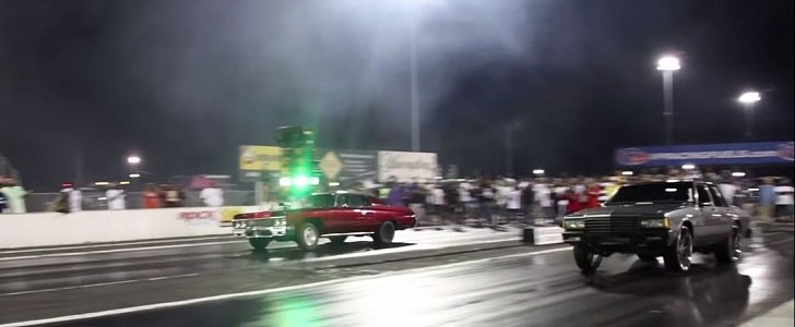 1,380 HP Chevy Caprice on 24-inch Wheels Drag Races Big-Block Impala