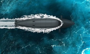 $14 Million Hybrid Speedboat Doubles as a Submarine, for Stealthy Military Operations
