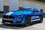 140-Mile 2020 Shelby GT500 Rocks Velocity Blue Body, Puts Down Nearly 900 HP