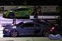 1,400-HP Lamborghini Huracan STO Drag Races 1,400-HP Audi R8, Both Are Ridiculously Fast