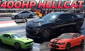 1,400-HP Whipple Charger Drags Hellcat, Challenger, CTS-V, and It's a Veritable Massacre