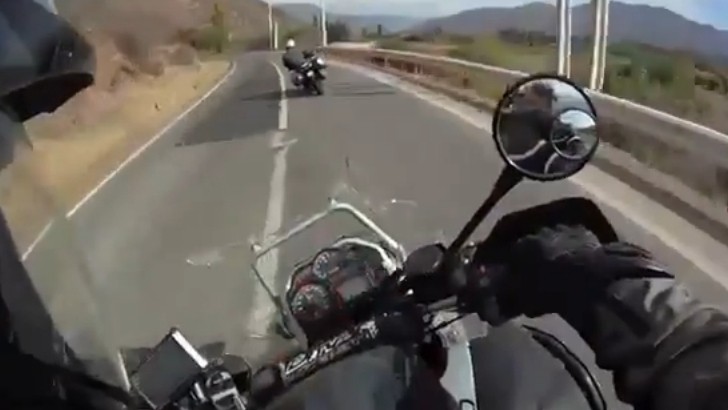 1400cc Kawasaki Crashing Hard