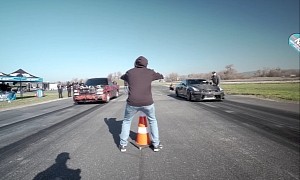 1,500-HP Pickup Truck Drag Races 2,000-HP Nissan GT-R, Can You Guess Who Wins?