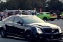 1,500 HP Stick Shift Cadillac CTS-V Sets 1/2-Mile World Record with 190 MPH Pass