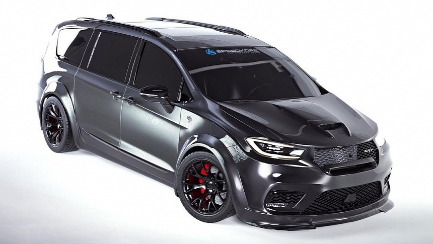 Chrysler Pacifica Hemi V8 CGI transformation by abimelecdesign for SpeedKore