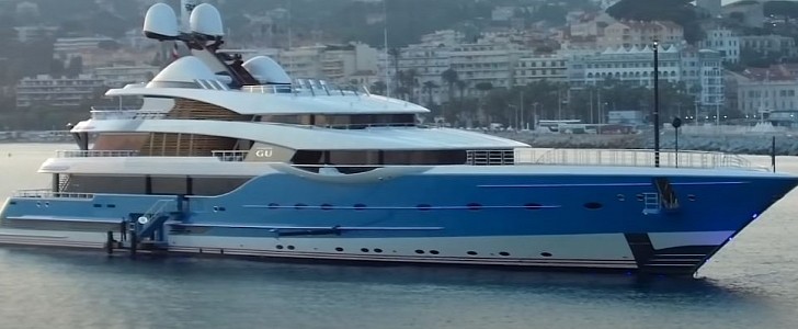 Madame Gu superyacht has been photographed for the first time since it "disappeared" on radar