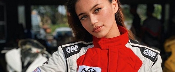 Although only 16-year old, Bianca Bustamante has won numerous karting championships.