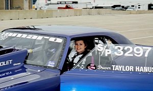 16-Year Old Girl Drives Beastly 69 Camaro Pro Dragster, Runs 9's