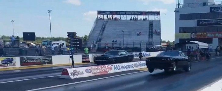 1,600 HP Dodge Challenger Hellcat Sets 1/4-Mile Record