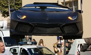 1600 HP Lamborghini Aventador Parked on Crosswalk Gets Impounded in Saint-Tropez