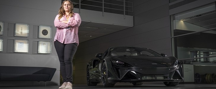 Teenage girl becomes McLaren CEO for a day