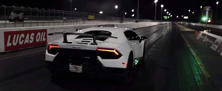 Lamborghini Huracan Performante 1/4-Mile Record with 10.5s Pass