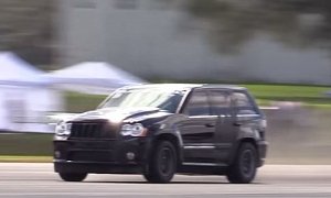 1,700 HP Jeep Grand Cherokee SRT8 Hunts Down 200 MPH 1/2-Mile Pass