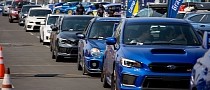 1,751 Subarus Spread Over 2 Miles in California Set New World Record