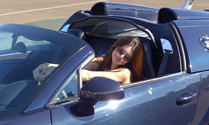 17YO Kendall Jenner Drives Bugatti Veyron Grand Sport Vitesse