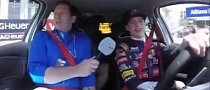 17YO Racing Driver Max Verstappen Scares His Dad in Clio RS on Monaco GP Circuit