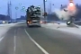 18-Wheeler Takes Out Traffic Light With Pinpoint Precision