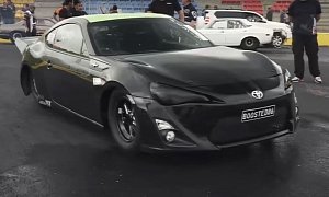 1,800 HP Toyota 86 Is Built Around a Land Cruiser Engine, Goes 1/4-Mile Skating