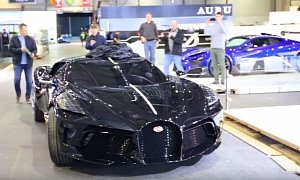 $18.7M Bugatti La Voiture Noire Has Electric Motor, Leaves Geneva on Batteries