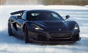 1,887-HP Rimac Nevera Reviewed in the Snow, You've Been Saying Its Name All Wrong