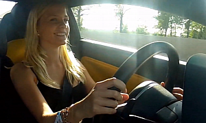18YO Swedish Girl Drives Lamborghini Gallardo at 240 KM/H