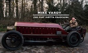 1905 Fiat Isotta-Fraschini Has a WWI Airship Engine and You Can Tell