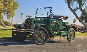 1924 Ford Model T Wrapped in Hand-Woven Wicker Is Unlike Anything You've Seen Before