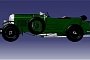 1929 Bentley Blower CAD Model Ready, Pre-War Car Ready for Revival