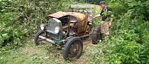1929 Ford Doodlebug Found in the Woods Gets First Wash in Decades, Engine Still Runs