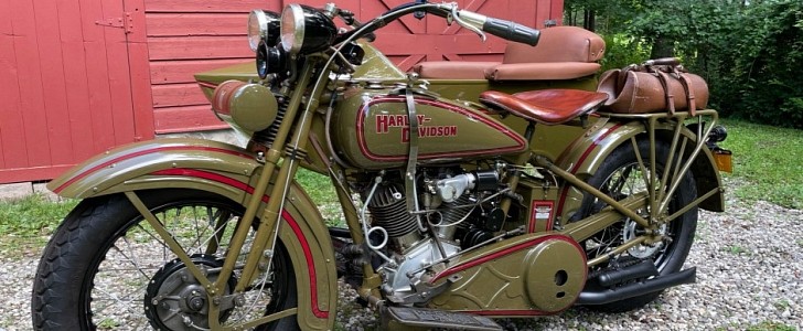 1929 Harley-Davidson Model J With Sidecar