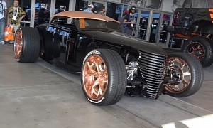 1930 Ford "Durty 30" Hot Rod Packs 600 HP LS2 and Gold Wheels