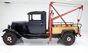 1932 Chevrolet Wrecker Is the Perfect Highway Thru Hell Mascot