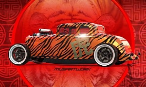 1932 Ford Hot Rod Channels the Inner CGI Water-Tiger to Welcome Lunar New Year