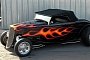 1933 Ford Hi-Boy Is a Flaming Hot Rod Powered by a Chevy Engine
