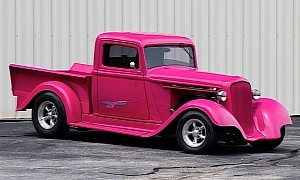 1934 Dodge Is the Eye-Popping Hot-n-Pink Pickup Truck You Can't Unsee