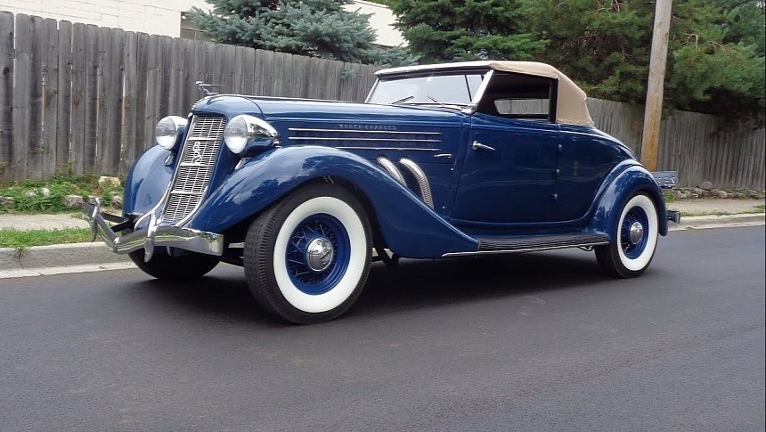 1936 Auburn 852 Cabriolet Supercharged