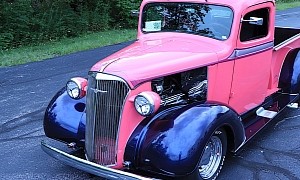 1937 Chevy Truck Is the Pink Heartbeat of America, Someone Owned It for Decades