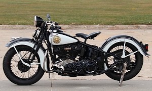 1937 Harley-Davidson EL is a True California Highway Patrol Knucklehead
