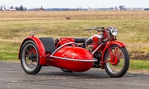 1937 Moto Guzzi GTS 500 Heads to Auction with Matching Sidecar